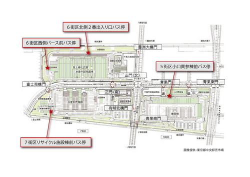 築地 無料 ショップ バス